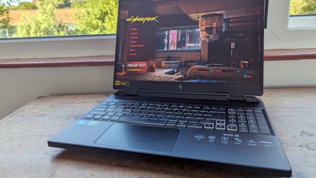 Acer Nitro 16 Gaming Laptop | AMD Ryzen 9 7940HS Octa-Core CPU | NVIDIA GeForce RTX 4070 Laptop GPU | 16 WQXGA 165Hz IPS Display | 16GB DDR5 | 1TB Gen 4 SSD | Wi-Fi 6E | RGB Backlit KB | AN16-41-R5KC