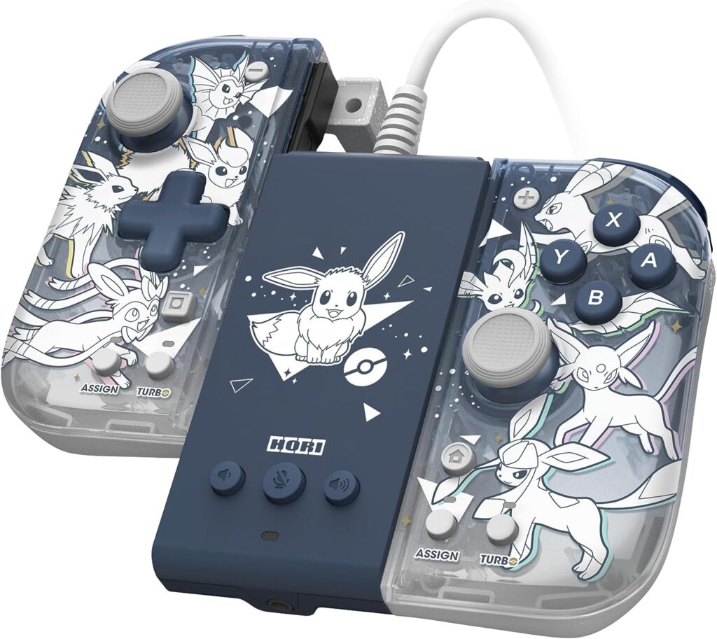 HORI Split Pad Compact Attachment Set (Eevee) for Nintendo Switch - Officially Licensed By Nintendo and The Pokémon Company International